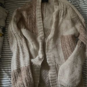 Cable knit cardigan